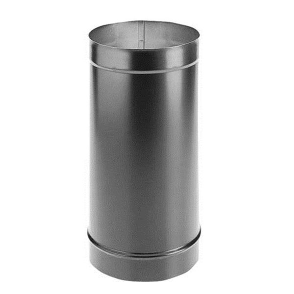 Duravent DuraVent 1648 Black Single Wall Stove Pipe 6DBK-48